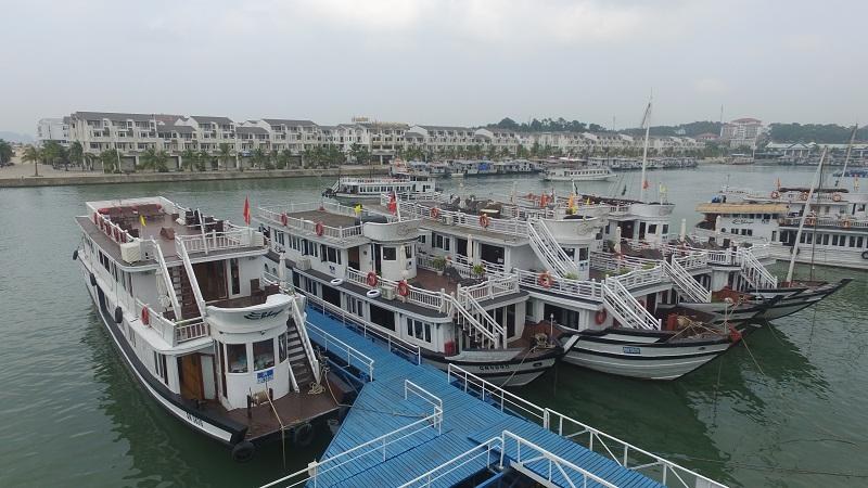 Một góc cảng Tuần Châu. Ảnh: tuanchau-halong.com.vn