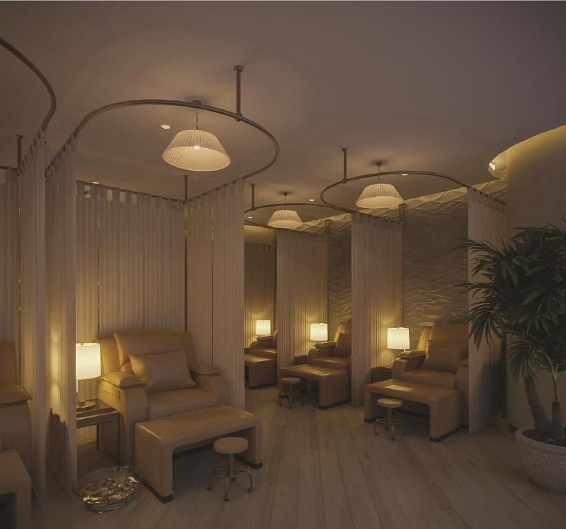 Không gian spa giúp du khách thư giãn