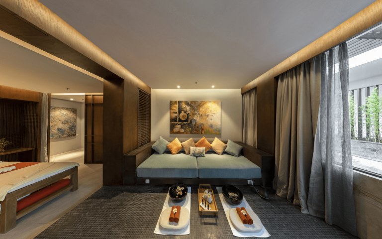 Khu vực chờ vào phòng Spa