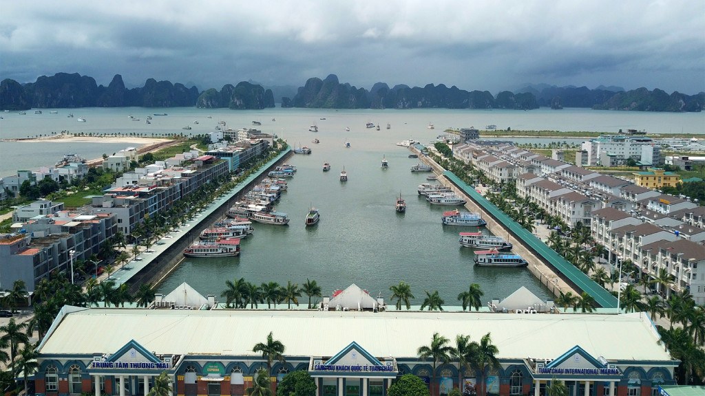 Cảng Tuần Châu. Ảnh: Báo Quảng Ninh.